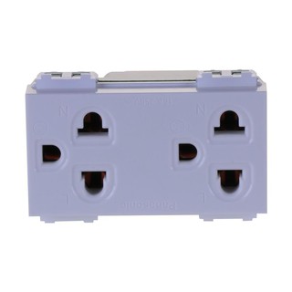 เต้ารับคู่ 3 ขา มีกราวด์ PANASONIC WEG 15929 DOUBLE SOCKETS 2P PANASONIC WEG 15929