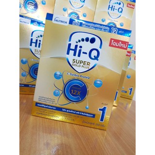 นมผง ไฮคิว ซุเปอร์โกลด์ พลัส ซี Hi-Q SUPER GOLD PLUS C-Synbio ProteQ สูตร 1 ขนาด 250 กรัม โฉมใหม่!!!