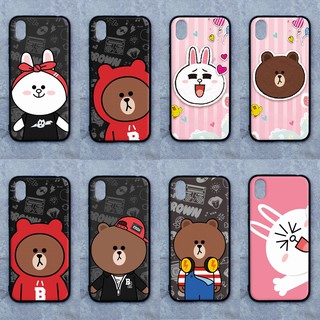 เคส Huawei Y5 prime / Y5 lite / Y5 (2018) ใช้เคสเดียวกัน ลายหมีบราวน์  ขอบนิ่มหลังแข็ง เคสมือถือ เคสโทรศัพท์ Case