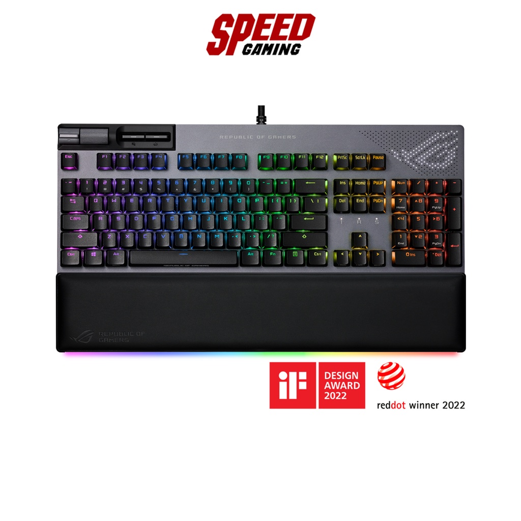 ASUS ROG Strix Flare II Animate Gaming Keyboard (Red Switch) By Speed Gaming