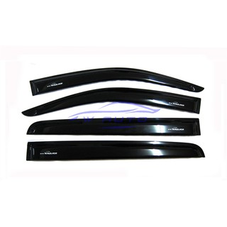 (4ชิ้น) กันสาดประตู เชฟโรเลต เทรลเบลเซอร์ ปี 2012-2020 สีดำ Chevrolet All New Trailblazer Windshield กันสาดรถยน์ กันสาด