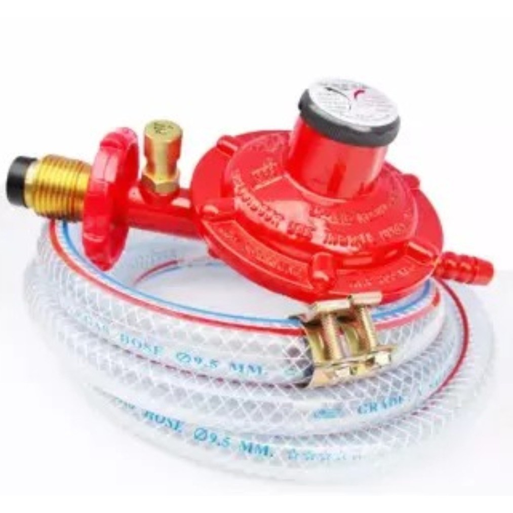 SCG ชุดหัวปรับแรงดันต่ำมีเซฟตี้ พร้อมสายแก๊ส 2 m. รุ่น R326S - pipat ...