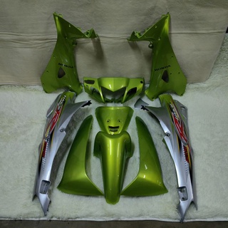 ชุดสี เวฟ แฟริ่ง honda wave 125R สีเขียวเทา