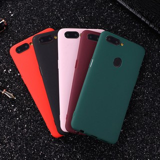 เคสโทรศัพท์สีพื้นแบบนุ่มสไตล์เรียบง่ายสําหรับ oppo r 15 pro r 17 pro r 9 r 9 s plus r 11 r 11s