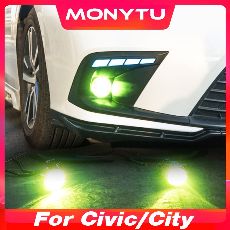 🔥คุณภาพสูง 🔥 ไฟตัดหมอก Led อุปกรณ์เสริม สําหรับ Honda Civic Fc Fe City 2016-2022