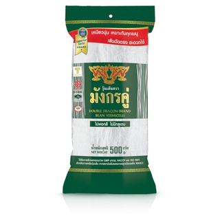 🔥ขายดี!! มังกรคู่ วุ้นเส้น 500กรัม Double Dragon Vermicelli 500g