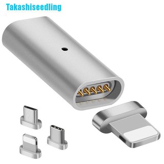 takashi alloyseedling micro usb อะแดปเตอร์ชาร์จแม่เหล็กสําหรับ android iphone type c