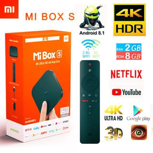 Mi Box S รองรับ Netflix/Youtube 4K