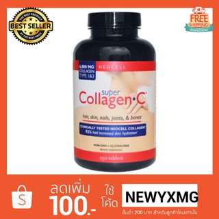 Neocell Super Collagen+C 6000 mg. [250 เม็ด]