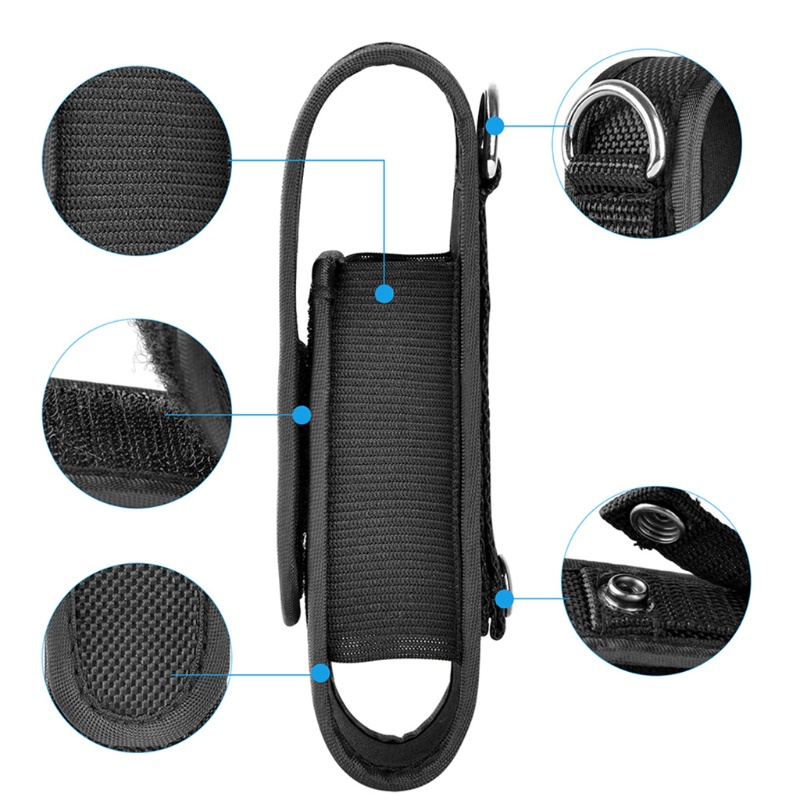 บ.น.ค.ศ.ไฟฉายกระเป๋าMolle LEDไฟฉายซองหนังพกพาเข็มขัดสําหรับกรณีสําหรับFENIX UC3 - รูปที่ 4