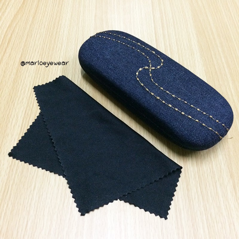 แว่นสายตาสั้น / ยาว เลนส์BLUE BLOCK กรองแสงสีฟ้าได้ กรอบแว่นงอได้ พร้อมกล่องแว่นและผ้าเช็ดแว่น2007