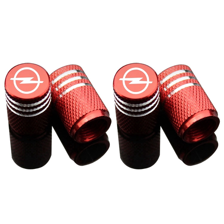 4pcs Car Wheel Light Tire Valve Stem Cap for Opel Tire Decoration Rims ...