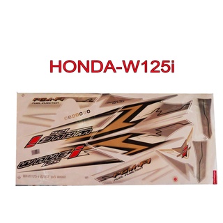 A สติ๊กเกอร์ติดรถมอเตอร์ไซด์ สำหรับ HONDA W125i ปี2007 สีมุก