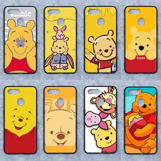 เคส Oppo A7 / A5s / A12 / F9 / F9 pro ใช้เคสเดียวกัน ลายหมีพูห์  ขอบนิ่มหลังแข็ง เคสมือถือ เคสโทรศัพท์ Case