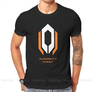 [COD]เสื้อยืด พิมพ์ลาย Humanity First Harajuku M Effect Me1 Andromeda Legendary Edition Rpg Style สําหรับผู้ชาย