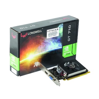 VGA LONGWELL GEFORCE GT 710 - 2GB DDR3 REV.2.0 การ์ดจอ ประกัน 3Y