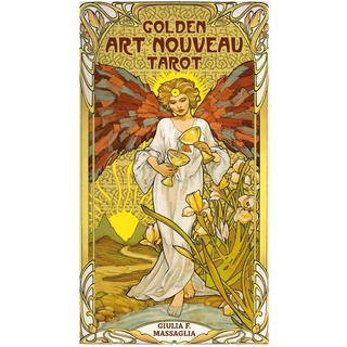 golden art nouveau tarot  แท้ ไพ่ยิปซี ไพ่ทาโร่ รับประกันของแท้ ใหม่ ไม่แกะซีล