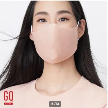 GQWhite™ Mask หน้ากากผ้ากันน้ำ (สีชมพู)