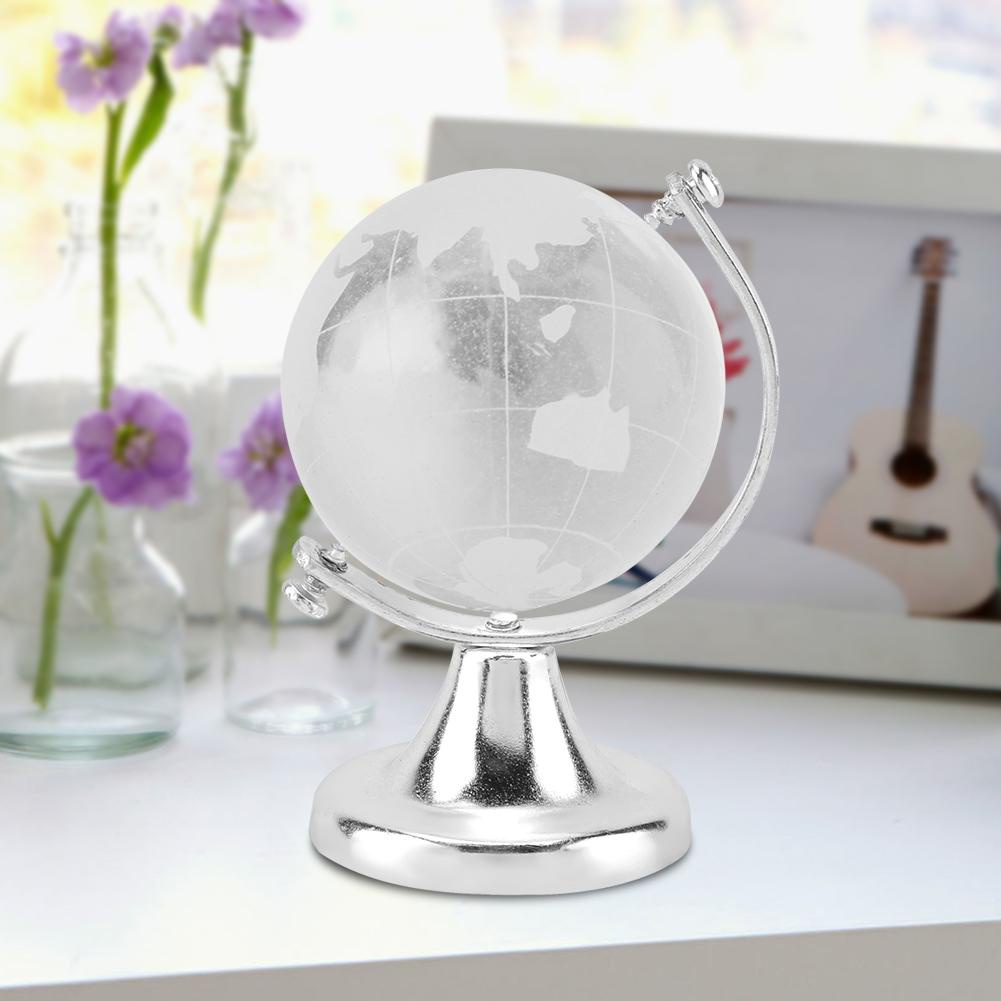 รอบโลกแผนที่โลกลูกแก้วคริสตัล Magic Crystal Sphere Sphere ตกแต่ง ...