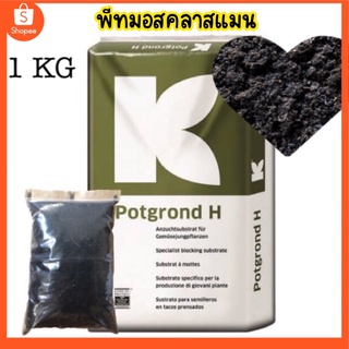 พีทมอส Peat moss ดินเพาะกล้า ดินมีเดีย วัสดุปลูกคุณภาพ (นำเข้าจากเยอรมัน) ขนาด 1 กก.