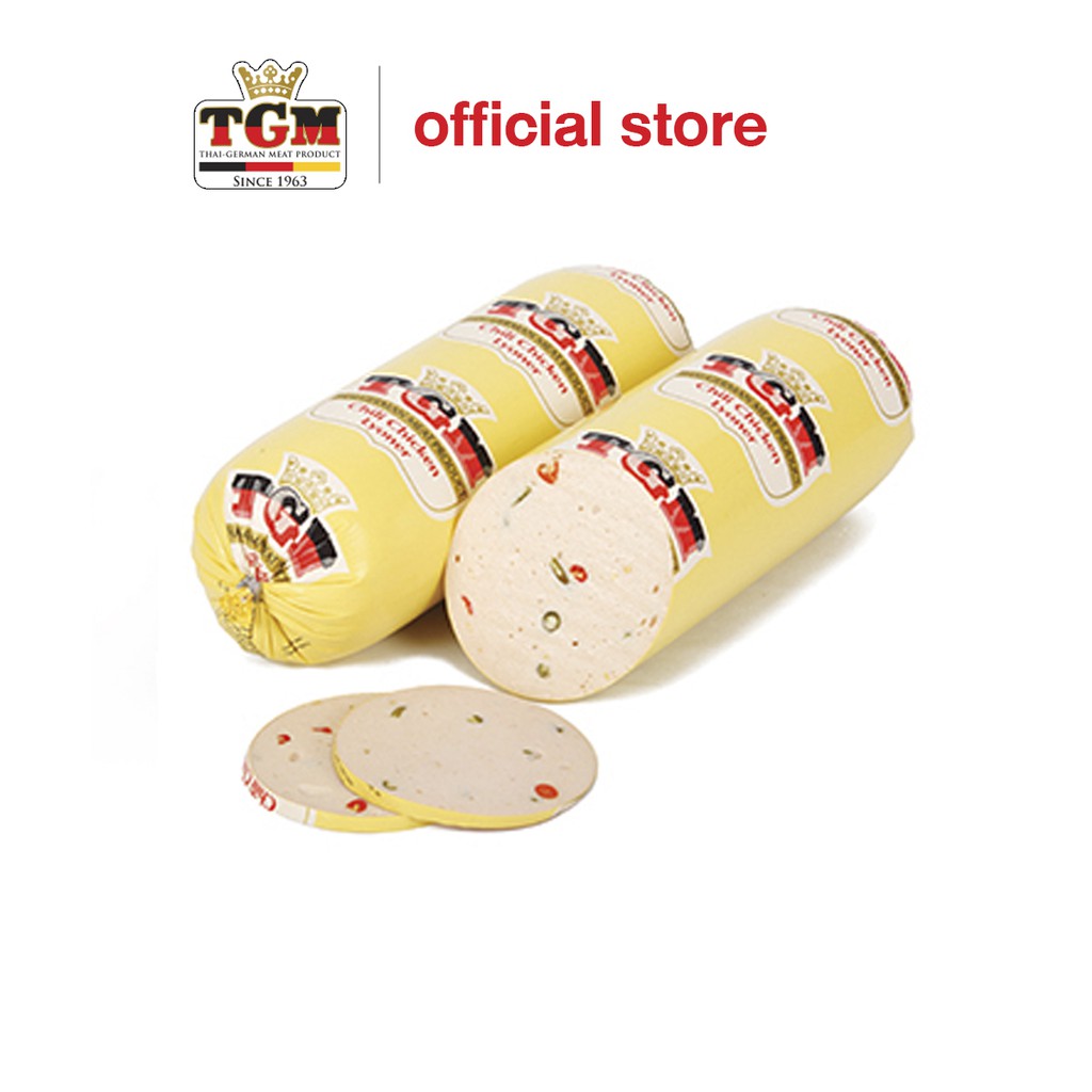 TGM คลับบาโลน่าพริกไก่  (สไลซ์) (Chili Chicken Lyoner) 200 g