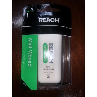 ไหมขัดฟัน USA 🇺🇸🇺🇸 Reach dental floss ขนาด 200 หลา ( Mint wax )