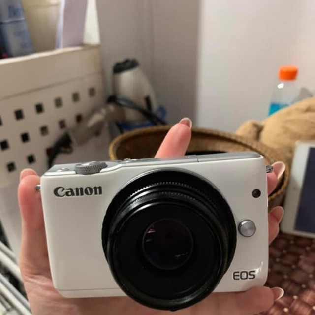 กล้องCanon Eos m10 สีขาวสภาพ 95%