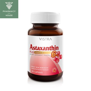 Vistra Astaxanthin 6 mg. 30 capsules