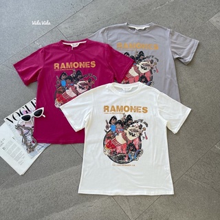 เสื้อยืดทรงสวย ลาย Ramones