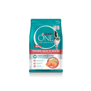 PURINA ONE Adult Salmon เพียวริน่า วัน อาหารแมว อาหารแมวแบบเม็ด สูตรแมวโต แซลมอน ทูน่า 2.7 กก.