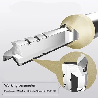 Arden ดอกสว่านเราเตอร์ 3 ฟลุต TCT CNC 3-blade คาร์ไบด์ อเนกประสงค์ สําหรับไม้ MDF 7in1