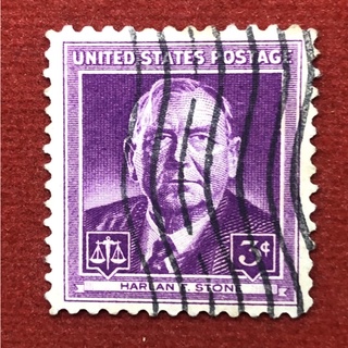 แสตมป์ UNITED STATES POSTAGE HARLAN T. STON