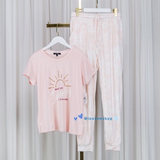 🍭 George30 : George pink set ชุดเซ็ตผ้า Knit เนื่อนิ่มมากๆค่า ผ้ายืดได้เยอะ