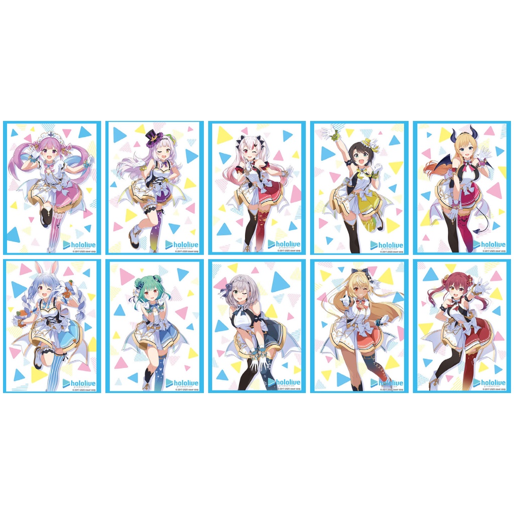 เศษสลีฟ Bushiroad Sleeve Hololive Production Aqua, Shion, Ayame, Subaru, Choco, Pekora, Rushia, Noel, Flare, Marine