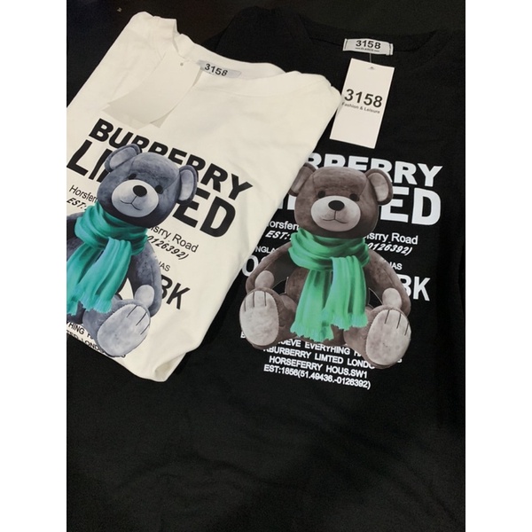 [ M52 ] เสื้อยืดแขนยาวพิมพ์ลายหมี BBR สินค้า Standard ผ้าคอตตอนแห้ง