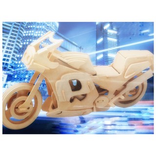 มอเตอร์ไซด์  ไม้ , ของเล่นไม้,Wooden motorbike,wooden toy,ตัวต่อไม้ 3 มิติ,มอเตอร์ไซด์ 3 D