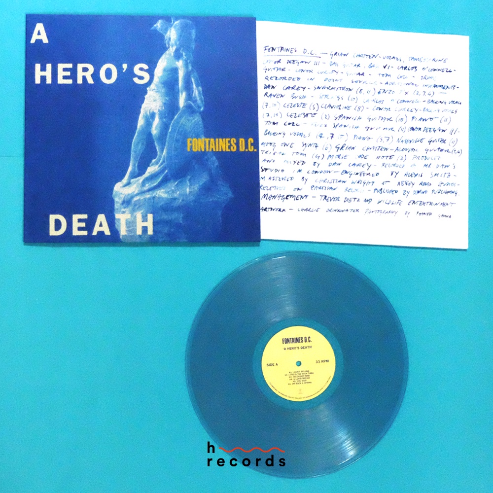 (ส่งฟรี) แผ่นเสียง Fontaines D.C. - A Hero's Death (Limited Clear Vinyl)