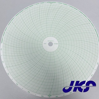 กระดาษกราฟ #500P1225-107 Graphic Controls Circular Chart (1กล่อง มี 100 แผ่น)