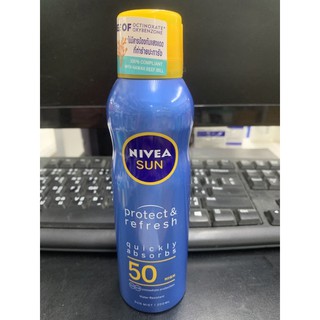 Nivea Sun SPF50 Spray 200ml.(Porotect&amp;dry touh Sweat&amp;Extra Water Resistant.)