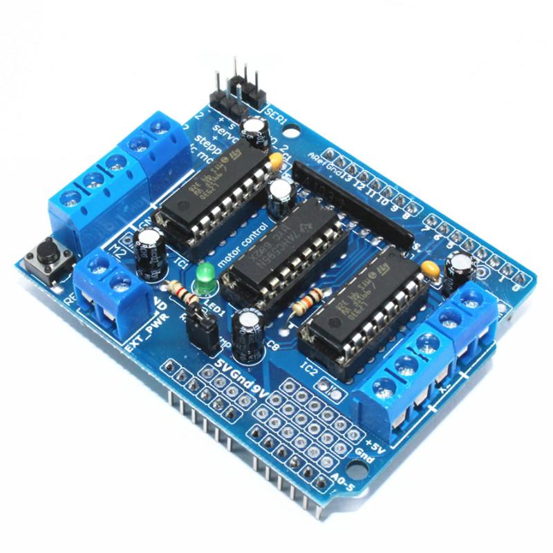 L 293 D Dc มอเตอร์ไดรเวอร์โล่ Arduino Uno &amp; Mega 2560