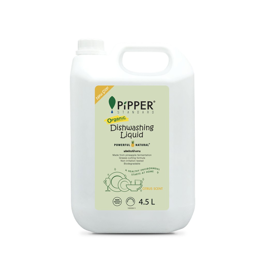 pipperstandard ผลิตภัณฑ์ล้างจานธรรมชาติ กลิ่นซิตรัส ขนาด 4.5 ลิตร
