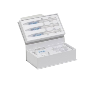 (ใส่โค้ด W3DXTL ลดสูงสุด 150 บาท) Linee Teeth Whitening Kit Classic (อุปกรณ์ฟอกฟันขาว 1กล่อง) มาพร้อม รีฟิล1 กล่อง