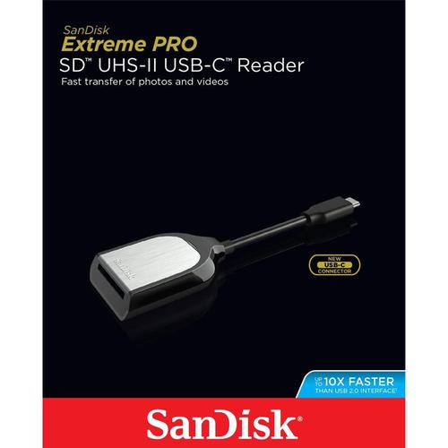 SanDisk Extreme Pro SD UHS-II and Type C Reader