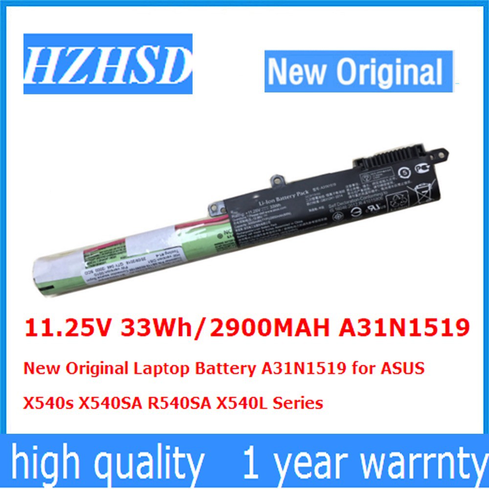 ❤11.25V 33Wh/2900MAH A31N1519 New Original Laptop Battery A31N1519 for ASUS  X540s X540SA R540SA X54