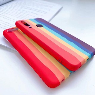 เคส สายรุ้ง กำมะหยี่ Samsung A11 M11 A21S M51 A42 A71 A31 A51 A10 A20 A30 A50 A10S A20S A30S A50S J7