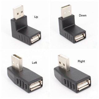 Rr อะแดปเตอร์เชื่อมต่อ USB ตัวผู้ เป็นตัวเมีย 90 องศา สําหรับคอมพิวเตอร์