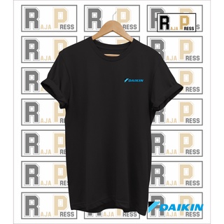 เสื้อยืดผ้าฝ้าย เสื้อยืด พิมพ์ลาย DAIKIN AC ขนาดเล็ก