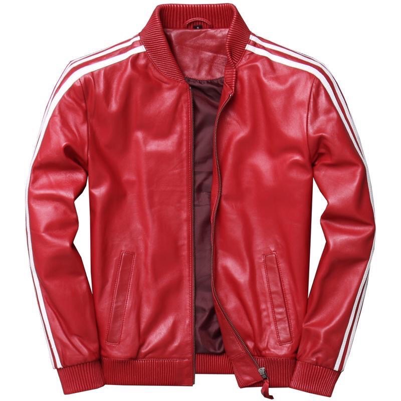 แจ็คเก็ตหนังแท้ street jacket แจ็คเก็ตหนังแกะ เสื้อหนังวัวแท้