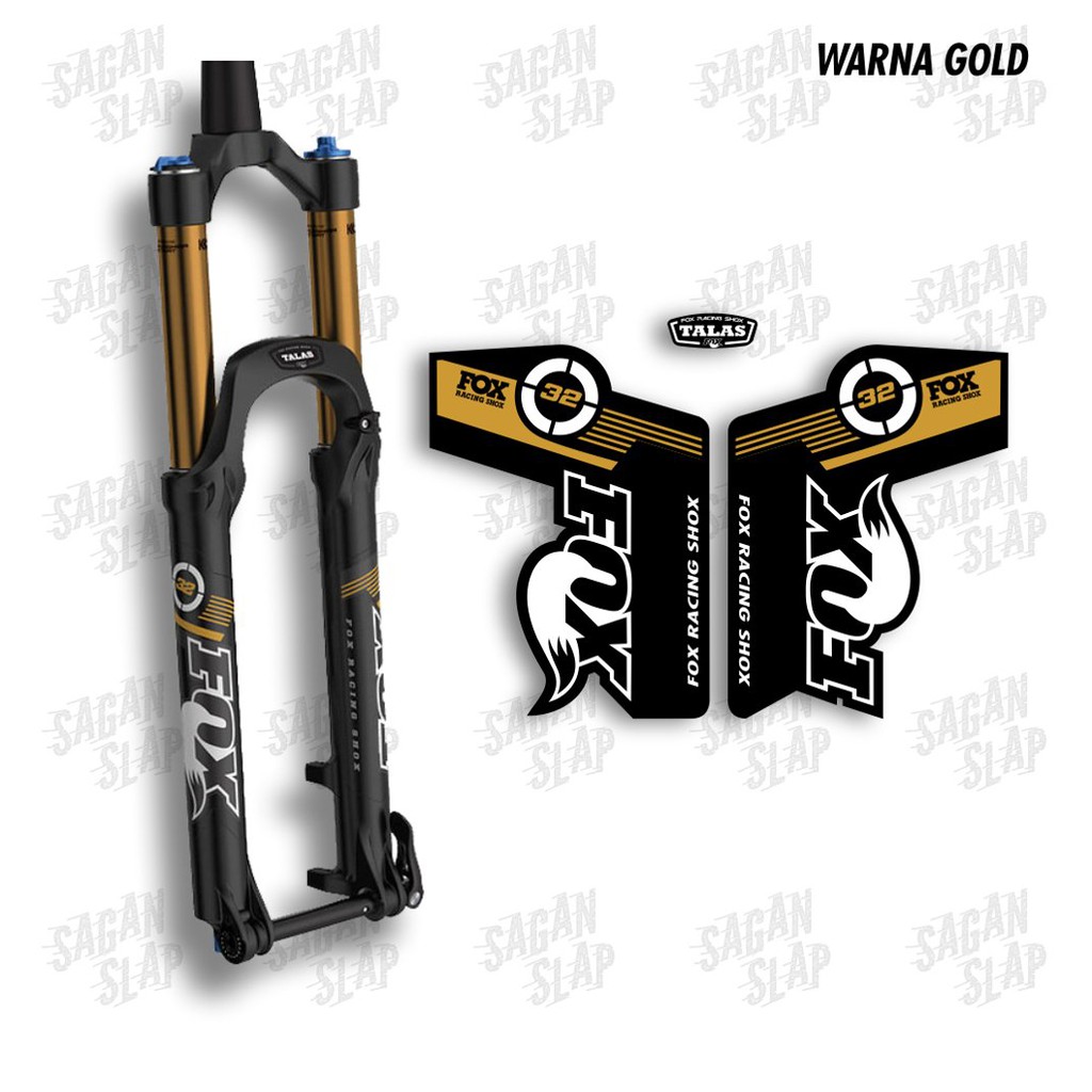 FOX 32 สติ๊กเกอร์ สติ๊กเกอร์ติดส้อมจักรยาน mtb