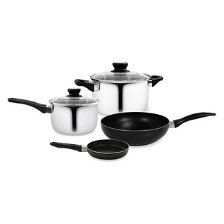 ชุดเครื่องครัว SEAGULL DELIGHT COOKING 6 ชิ้น  COOKING SET DELIGHT SEAGULL DELIGHT COOKING BLACK/STAINLESS 6PCS